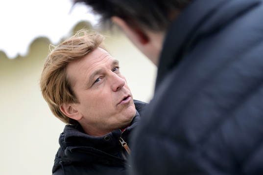 Tyresös tränare Tony Gustavsson på en träning