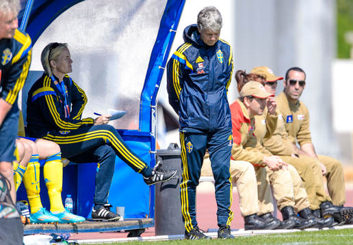 Sveriges förbundskapten Pia Sundhage