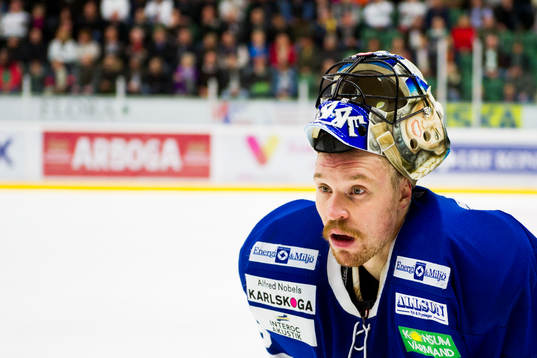 Karlskogas målvakt Justin Pogge