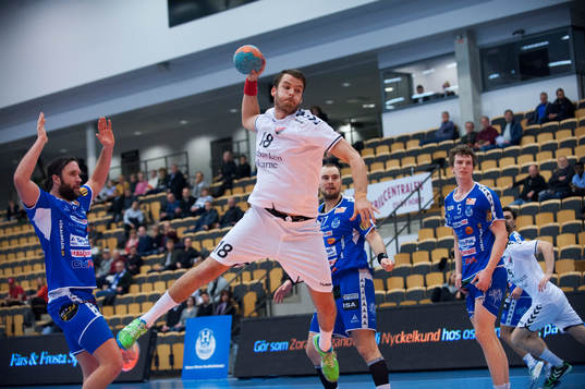 Guifs Heimer O Heimisson i matchen i elitserien i handboll