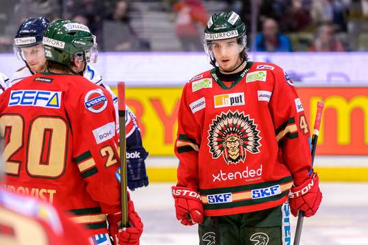 Frölundas Sebastian Collberg deppar