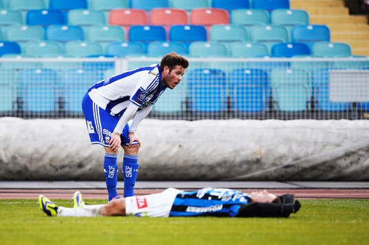 IFK Göteborgs Emil Salomonsson deppar