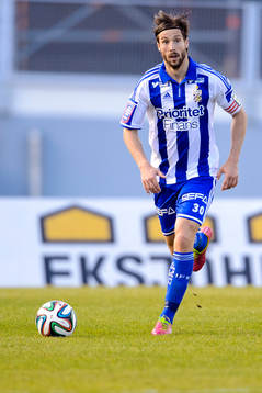 IFK Göteborgs Mattias Bjärsmyr med bollen