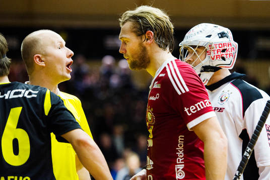 Storvretas  Rasmus Sundstedt  och målvakt Viktor Klintsten