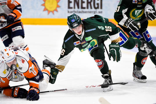 Växjös Ville Varakas och Färjestads Joakim Nygård