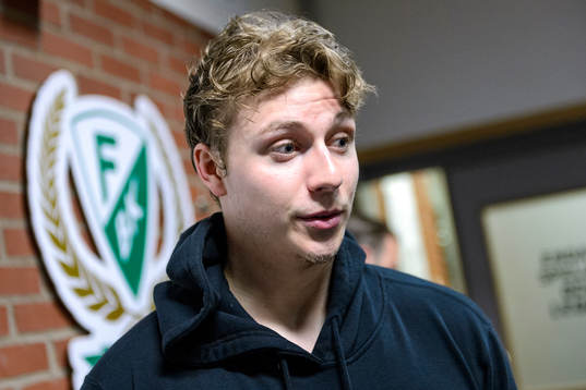 Färjestads målvakt Fredrik Pettersson-Wentzel