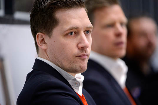 Växjös tränare Sam Hallam