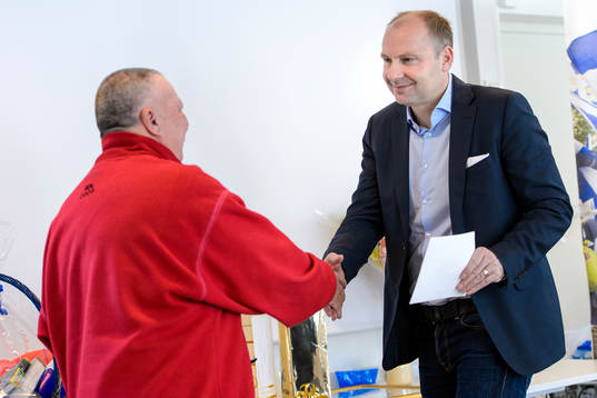Peter Wiklandér, ICA-profil, och Håkan Mild