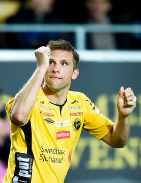 Elfsborgs Anders Svensson jublar