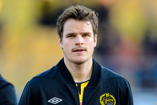 Elfsborgs Henning Hauger innan fotbollsmatchen i
