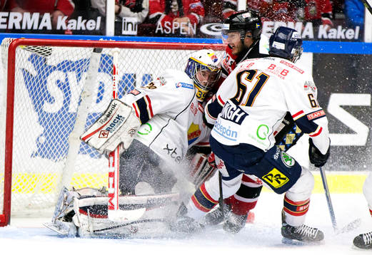 Malmö Redhawks Björn Svensson och Djurgårdens Adam