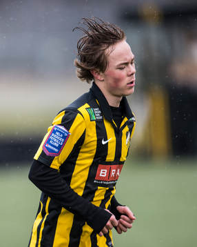 Häckens Adam Andersson i fotbollsmatchen mellan BK Häcken