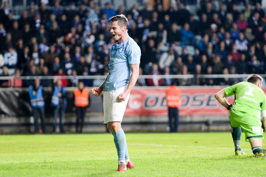 Malmö FFs Markus Rosenberg jublar