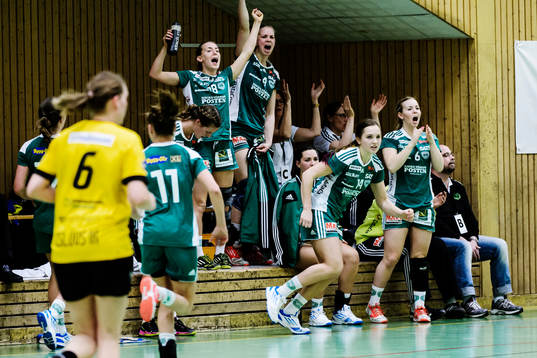 Eslövs spelare jublar