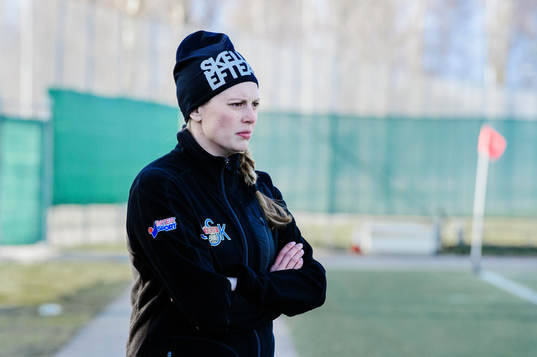 Sunnanås assisterande tränare Alexandra Nilsson