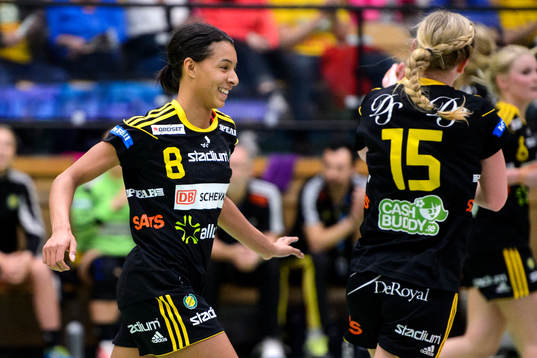 Sävehofs Jamina Roberts jublar