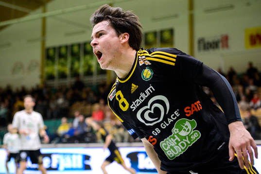 Sävehofs Sebastian Karlsson jublar