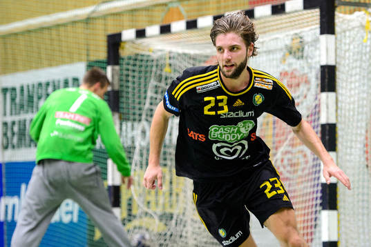 Sävehofs Viktor Ottosson jublar
