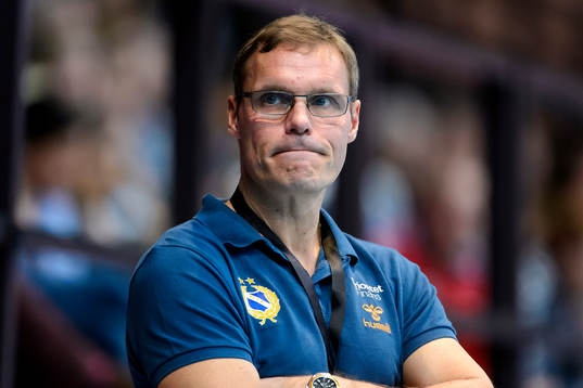 Redbergslids tränare Johan Eklund deppar
