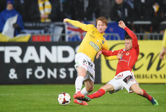 Falkenbergs Dan Keat och Kalmars Måns Söderqvist