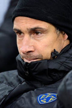 Falkenbergs tränare Henrik Larsson