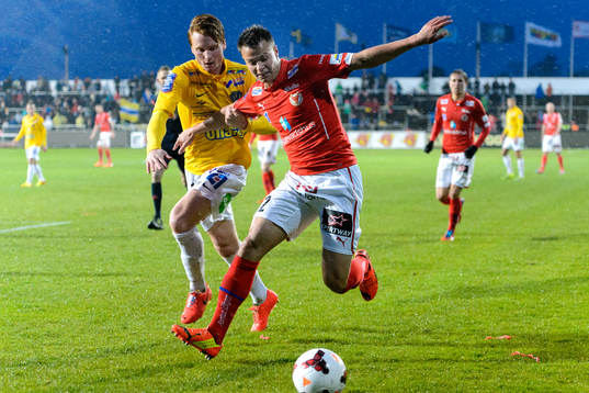 Falkenbergs Dan Keat och Kalmars Melker Hallberg