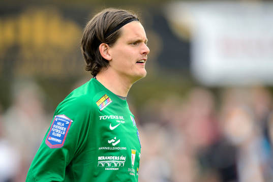 Falkenbergs målvakt Otto Martler