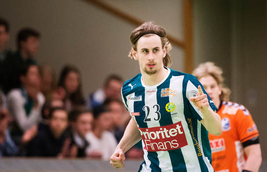 Hammarbys Rickard Hanisch jublar