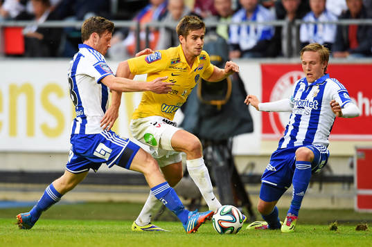 IFK Göteborgs Gustav Svensson och Ludwig Augustinsson och