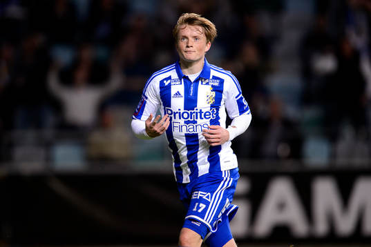 IFK Göteborgs Sam Larsson jublar