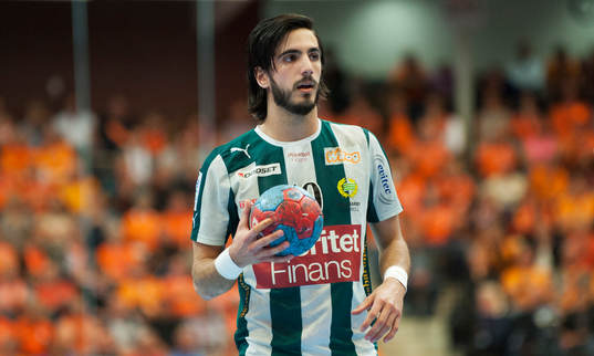 Hammarbys Josef Pujol i SM-kvartsfinalen 5 i handboll