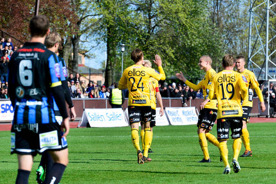 Elfsborgs Viktor Prodell jublar