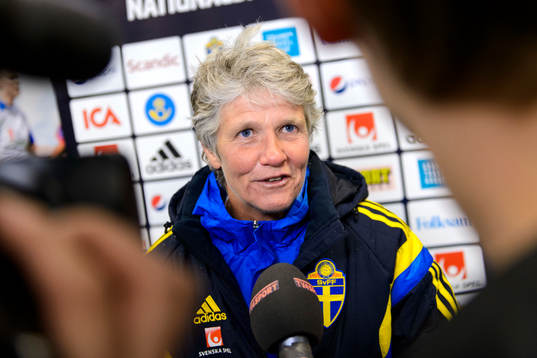 Sveriges förbundskapten Pia Sundhage
