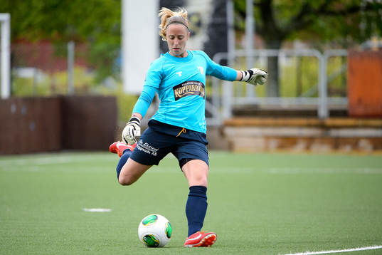 Göteborgs målvakt Loes Guerts