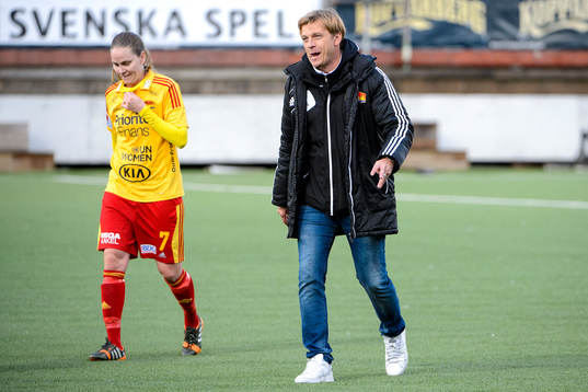 Tyresös Lisa Dahlkvist och tränare Tony Gustavsson