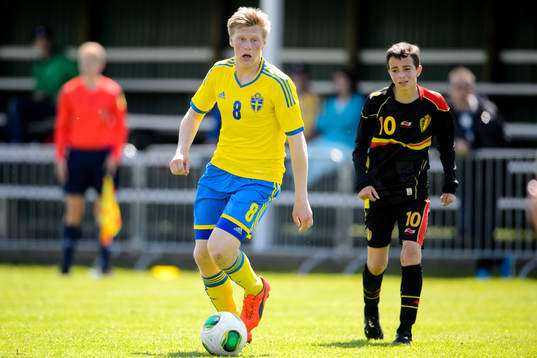 Sveriges Alexander Arvidsson och Belgiens Belgiens Ashley