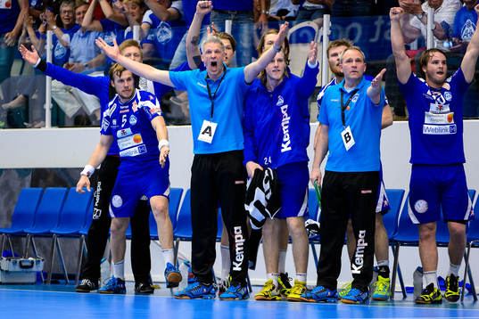 Alingsås tränare Mikael Franzén, assisterande tränare