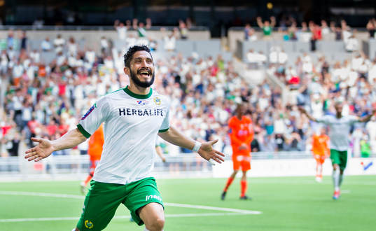 Hammarbys Pablo Piñones-Arce jublar