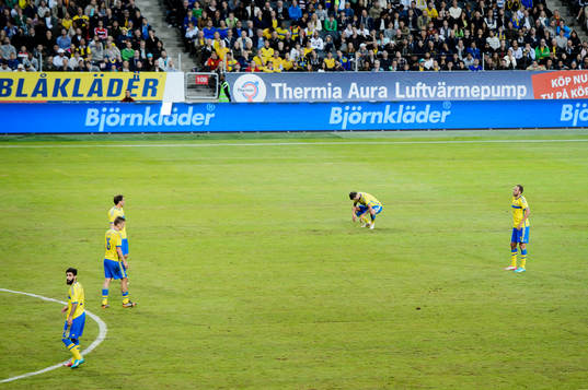 Sveriges spelare deppar