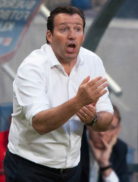 Belgiens förbundskapten Marc Wilmots i