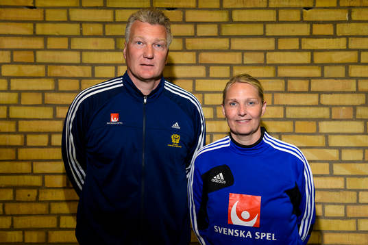 Sveriges förbundskaptener Thomas Sivertsson och Helle