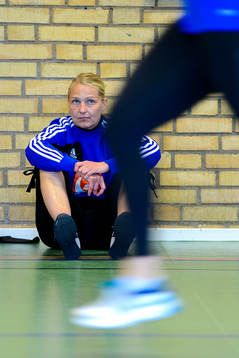 Sveriges förbundskapten Helle Thomsen