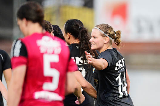 Göteborgs Sara Linden jublar