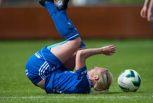 Vittsjös Sandra Adolfsson i matchen i damallsvenskan