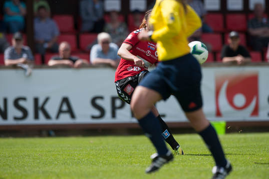 Domaren i vägen i matchen i damallsvenskan mellan