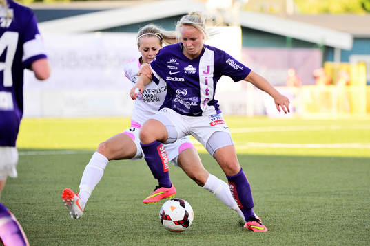 Jitex Sofie Erlandsson och Rosengårds Amanda Ilestedt