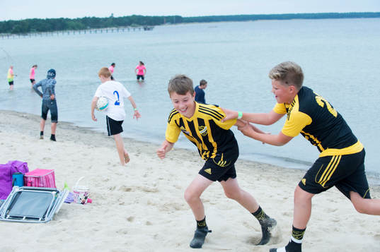 IFK Hässleholms pojkar födda 2002 i en match