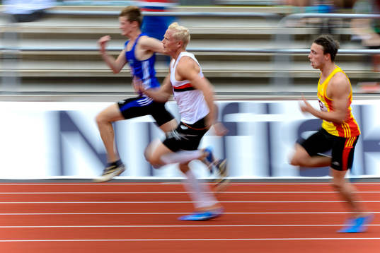 Johan Wissman, Hässelby SK, springer 200 m