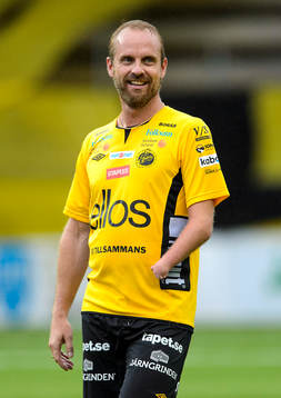 Joakim Modigh i matchen mellan Elfsborgs Legendarer och