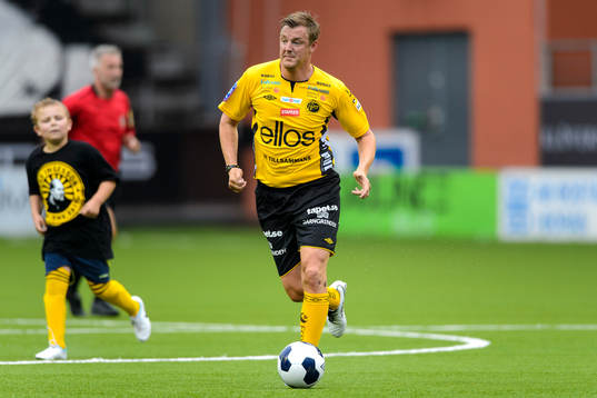 Mattias Svensson i matchen mellan Elfsborgs Legendarer och